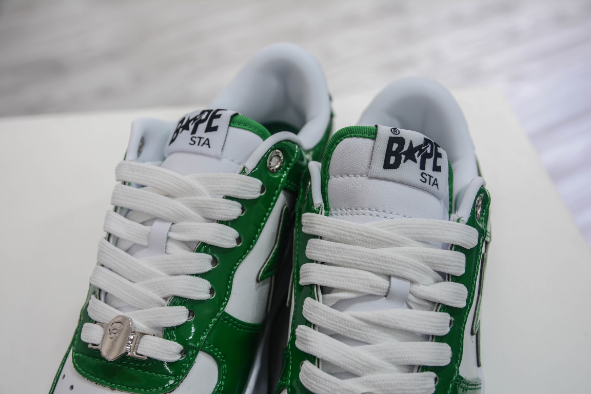 A Bathing Ape Bape Sta Low Green