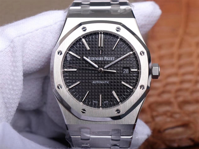 Replica Audemars P1g*et Royal Oak 15400ST.OO.1220ST.01 1:1 Best Edition ZF Factory Black Dial Swiss ETA3120