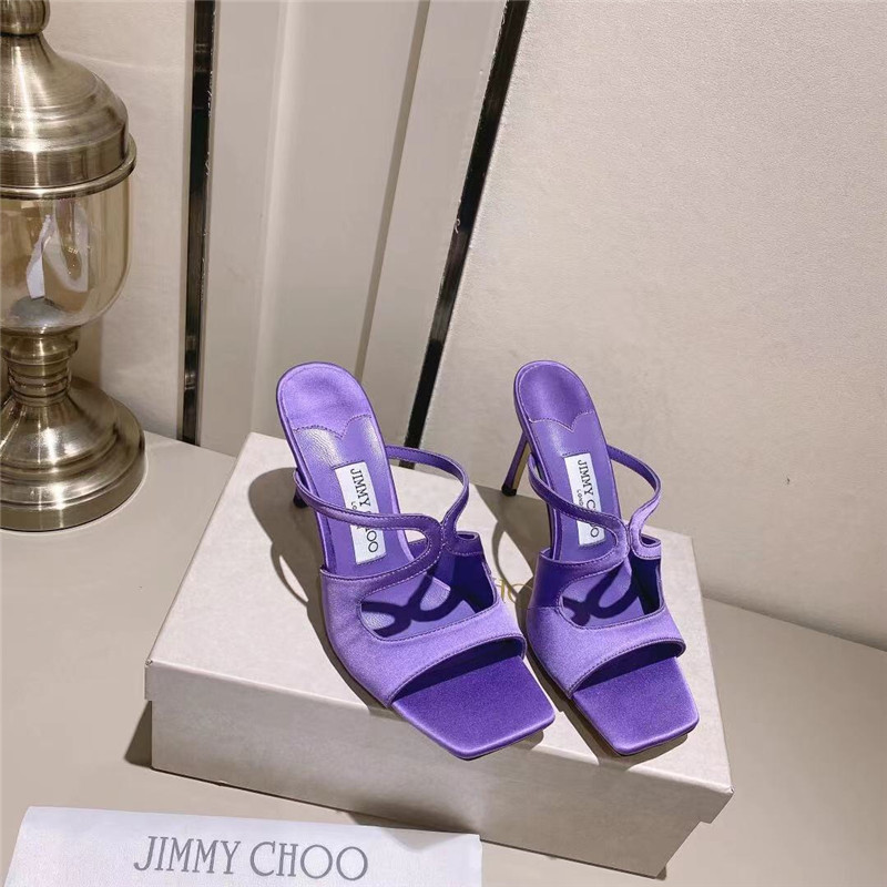 J1m*y Ch00 Paris window custom high-heeled sandals