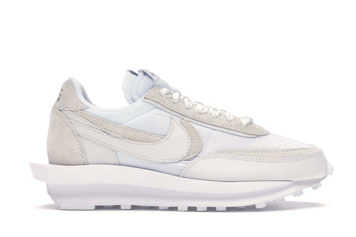 Sacai x Nk LVD Waffle Daybreak, White Nylon