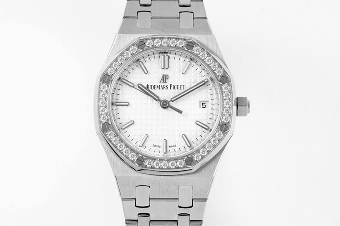 Replica Audemars P1g*et Royal Oak 77350ST 1:1 Best Edition 8F Factory Silver Dial