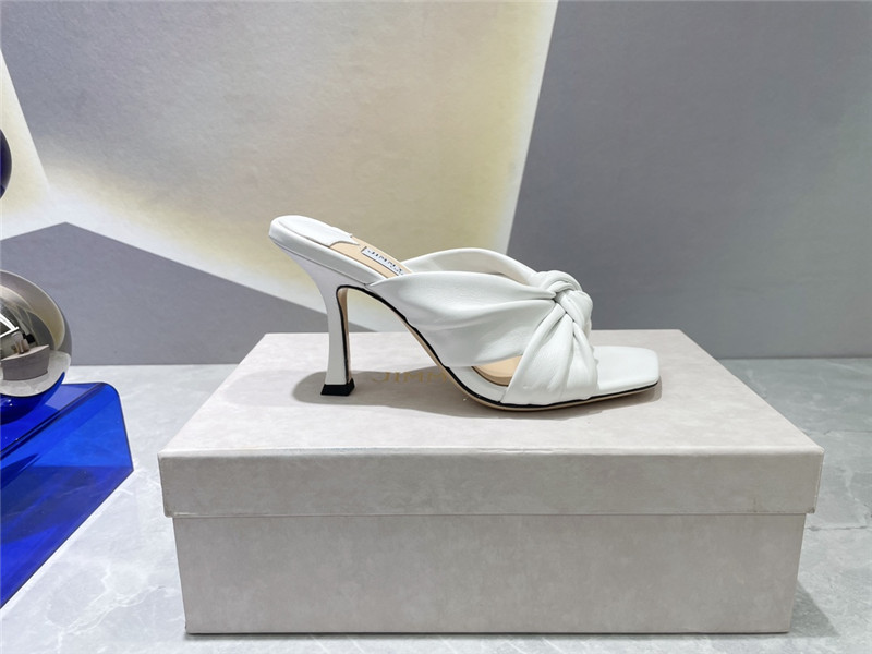 J1m*y Ch00 bow heels dupe square toe bow sandals