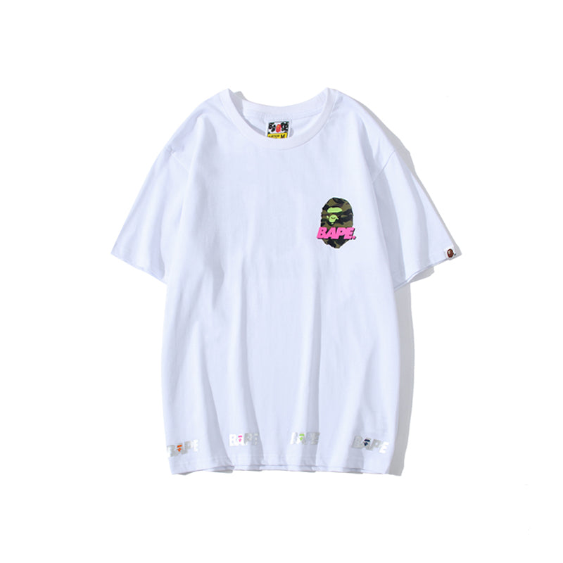 Bape Camo Ape Head Summer Cotton T Shirt 1686