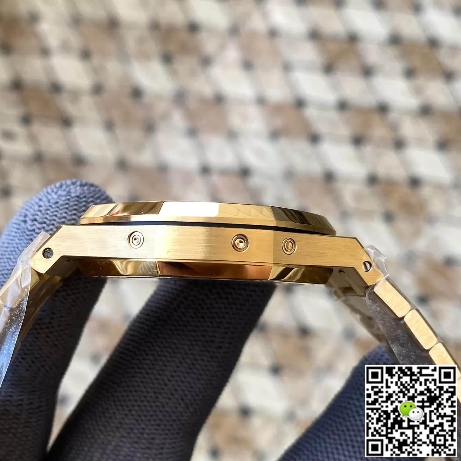 Replica Audemars P1g*et Royal Oak 26607BA.OO.1220BA.01 1:1 Best Edition APS Factory Yellow Gold