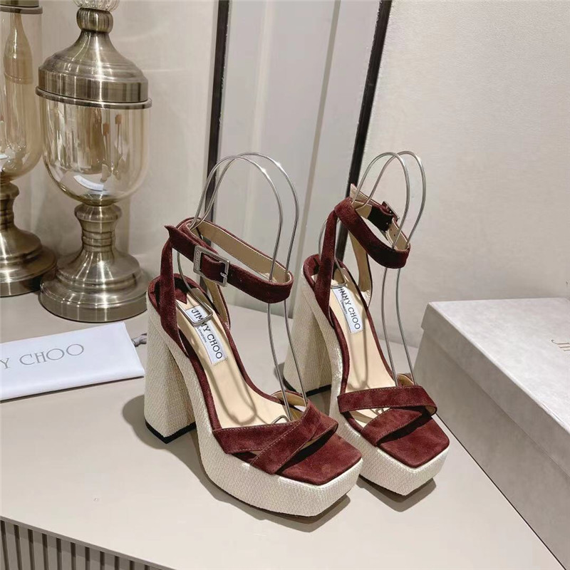 J1m*y Ch00 Fashion Heel Sandals