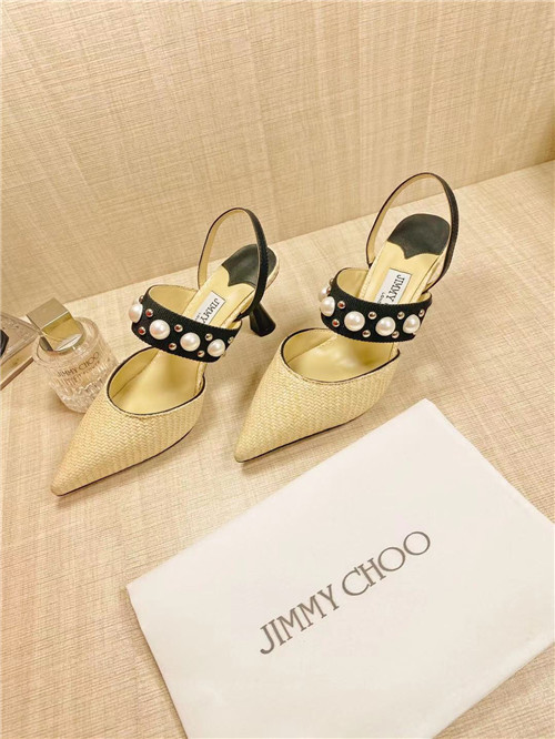 J1m*y Ch00 Pearl Heels Dupe  pearl rivet high heel sandals