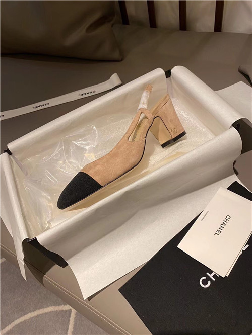 Ch**el Slingback Dupe heels sandals