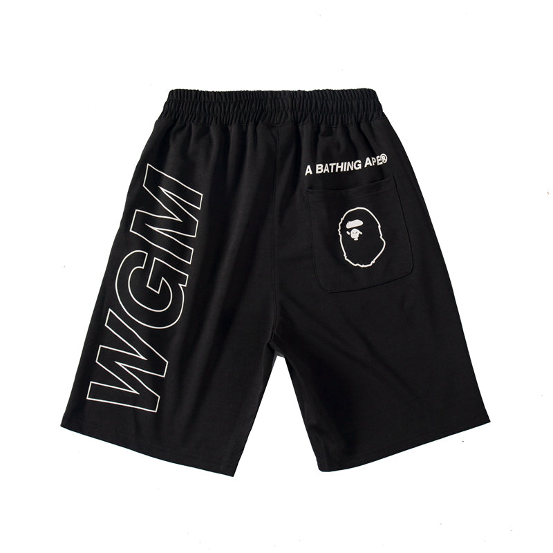 BAPE APE 93 Shorts Blue Black Pants HDCP8703