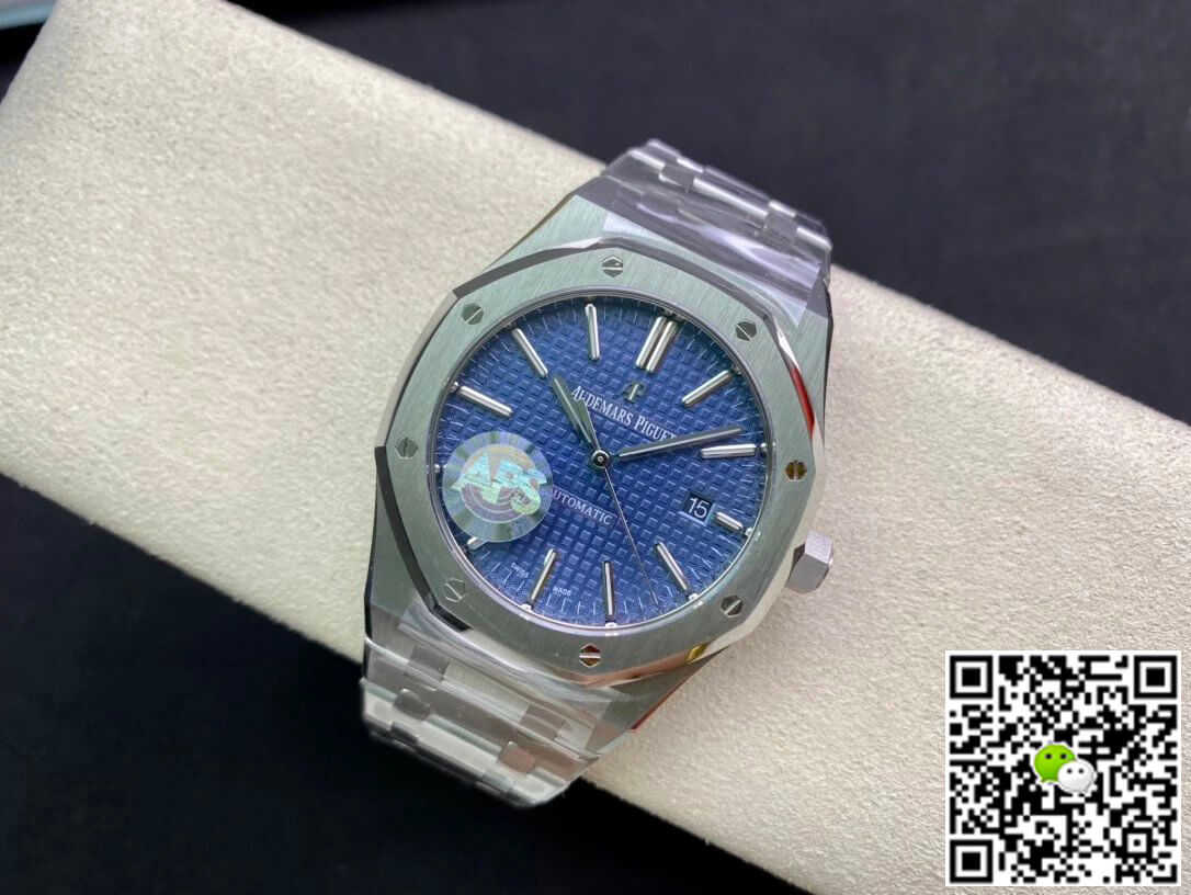 Replica Audemars P1g*et Royal Oak 15400ST.OO.1220ST.03 1:1 Best Edition APS Factory Blue Dial
