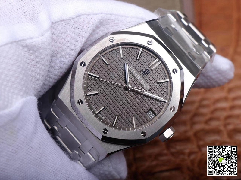 Replica Audemars P1g*et Royal Oak 15500ST.OO.1220ST.02 1:1 Best Edition ZF Factory Gray Dial Swiss ETA4302