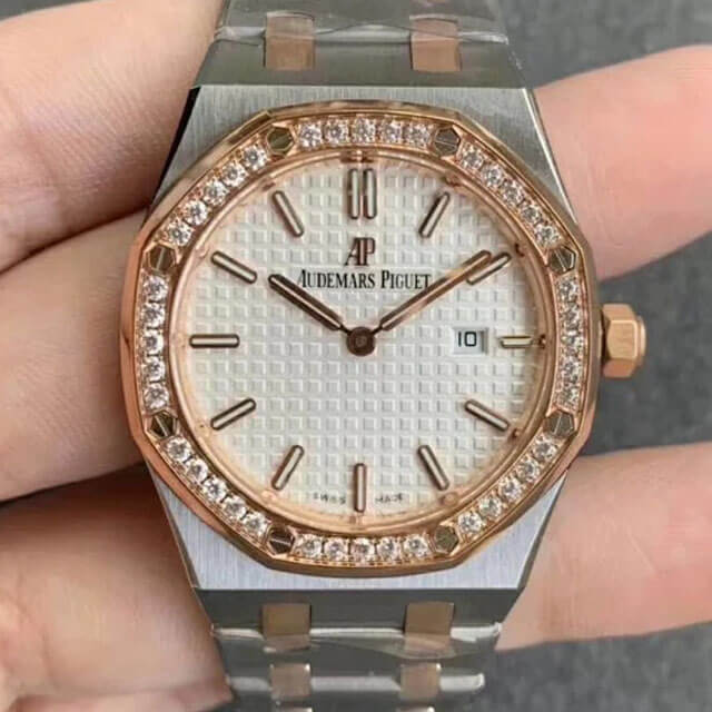 Replica Audemars P1g*et Royal Oak 67651SR.ZZ.1261SR.01 1:1 Best Edition JF Factory Silver Dial