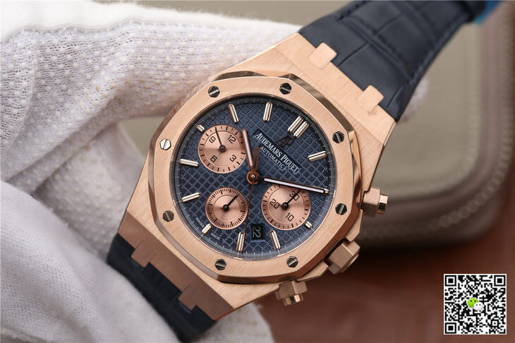 Replica Audemars P1g*et Royal Oak Chronograph 26331OR.OO.D315CR.01 1:1 Best Edition OM Factory Rose Gold