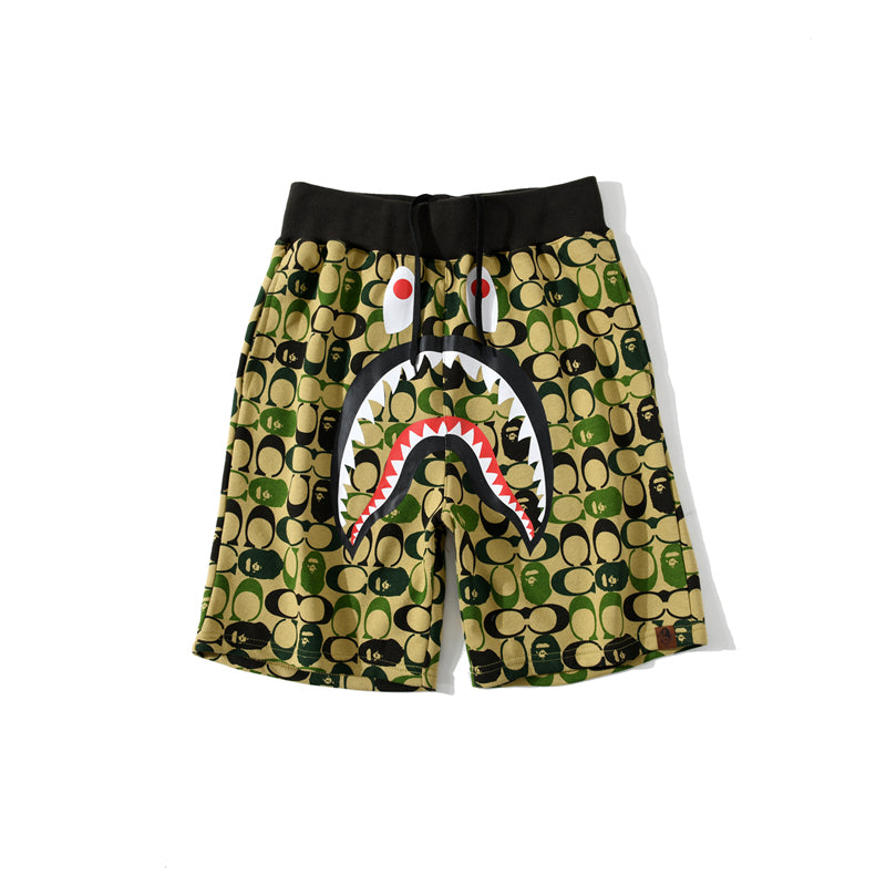 BAPE Shark Dinosaur Shorts Pants HDCP8762
