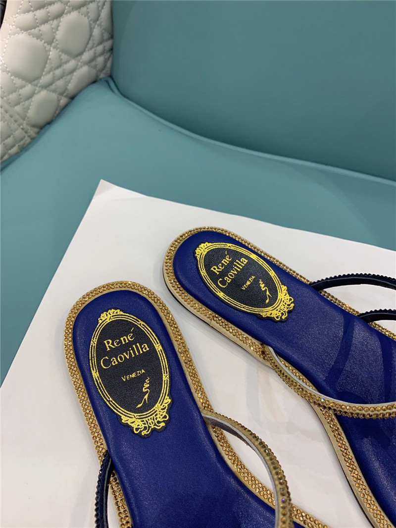 René Caovilla slippers sandals