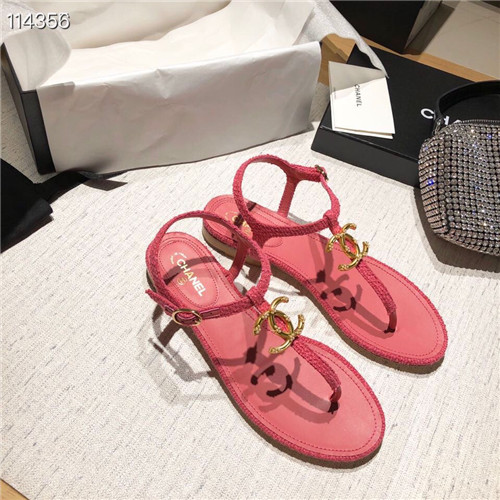 Ch**el flat sandals
