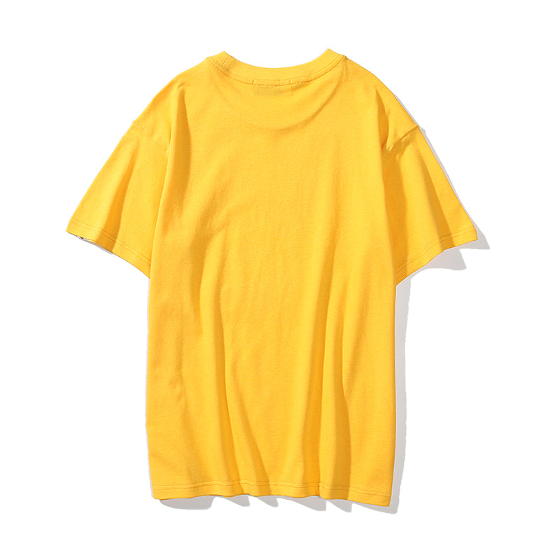 Bape Embroidered Ape Head Classic Cotton T Shirt 5083