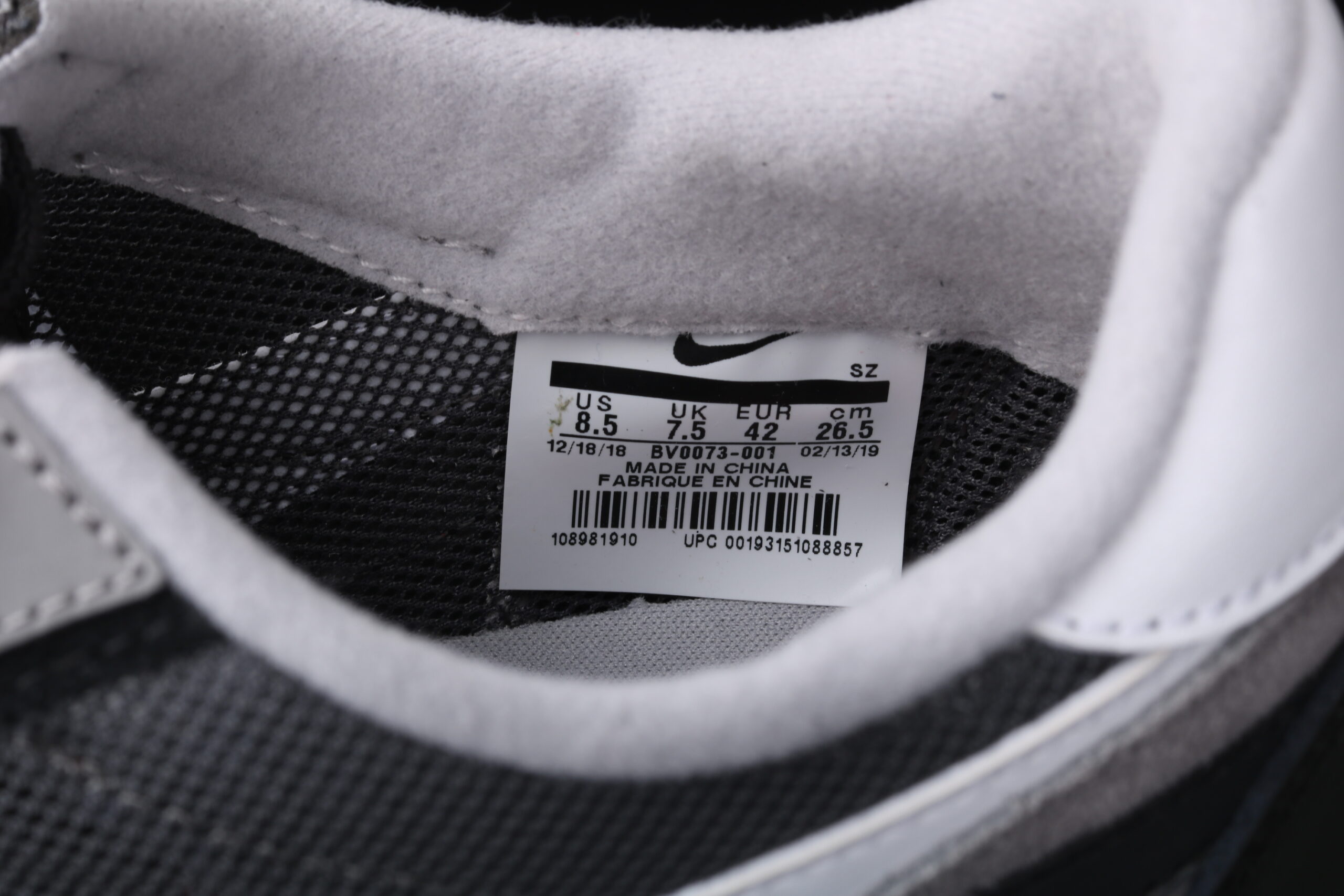 Sacai x Nike LD Waffle Black