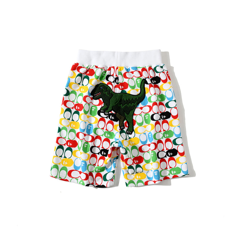BAPE Shark Dinosaur Shorts Pants HDCP8762