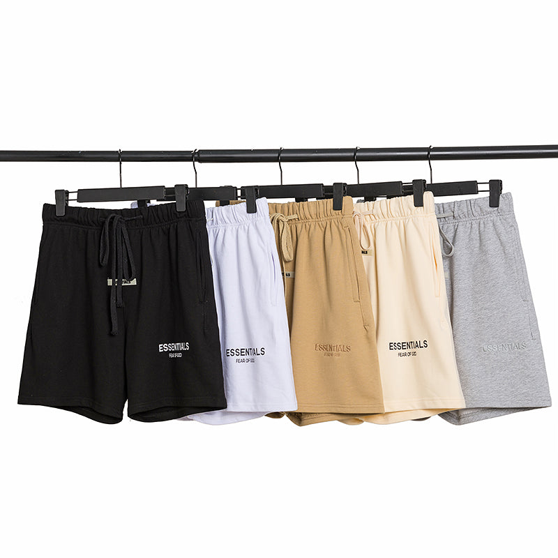Fear of God Replica Essentials Embroidered Reflective Sweat Shorts 550