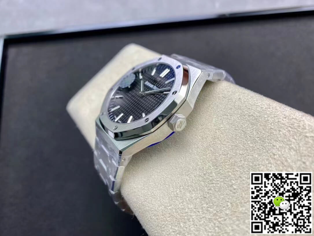 Replica Audemars P1g*et Royal Oak 15500ST.OO.1220ST.03 1:1 Best Edition ZF Factory V2 Version Black Dial
