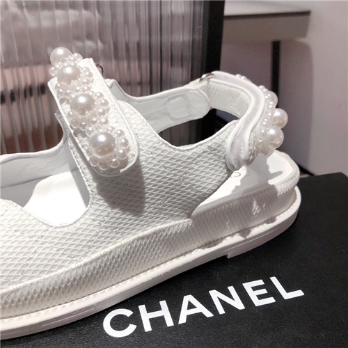 Ch**el flat beach shoes sandals