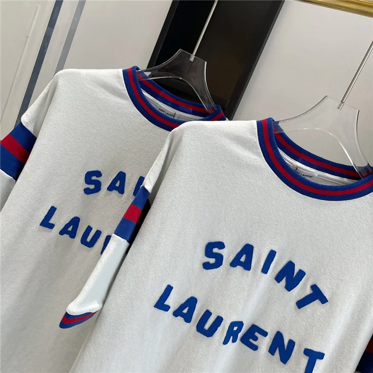 2022ss Sa1nt Lau*nt T Shirt