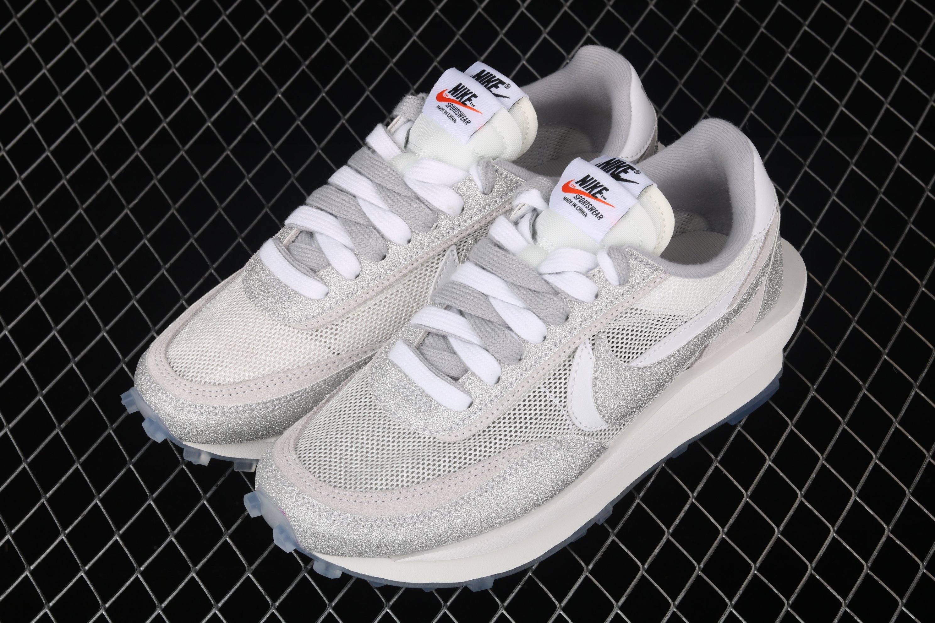 Sacai x Nk LVD Waffle Daybreak, White Bright White