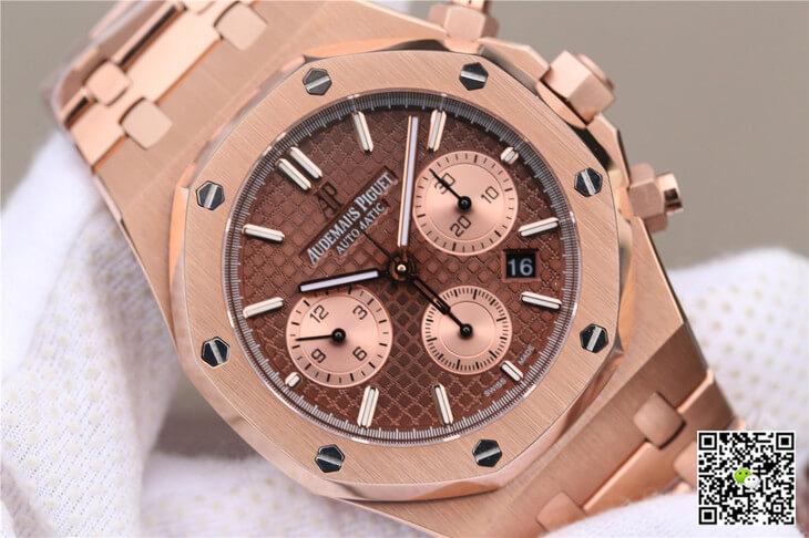 Replica Audemars P1g*et Royal Oak Chronograph 26331OR.OO.1220OR.02 1:1 Best Edition OM Factory Rose Gold