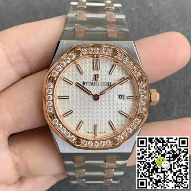 Replica Audemars P1g*et Royal Oak 67651SR.ZZ.1261SR.01 1:1 Best Edition JF Factory Silver Dial