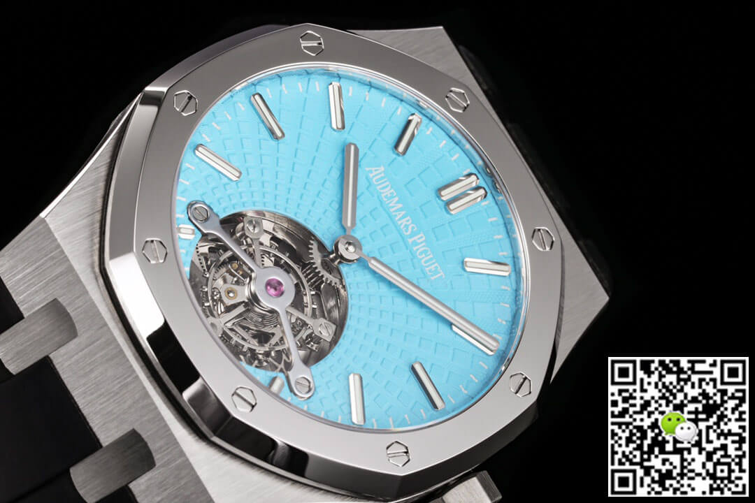 Replica Audemars P1g*et Royal Oak Tourbillon 26530PT.OO.1220PT.01 1:1 Best Edition R8 Factory Rubber Strap