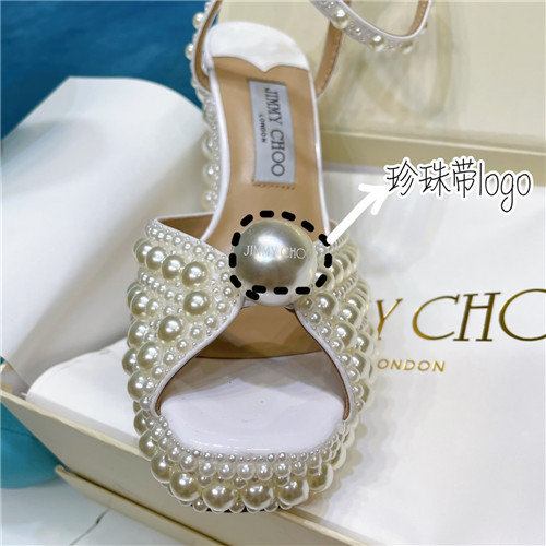 J1m*y Ch00 pearl  block heels