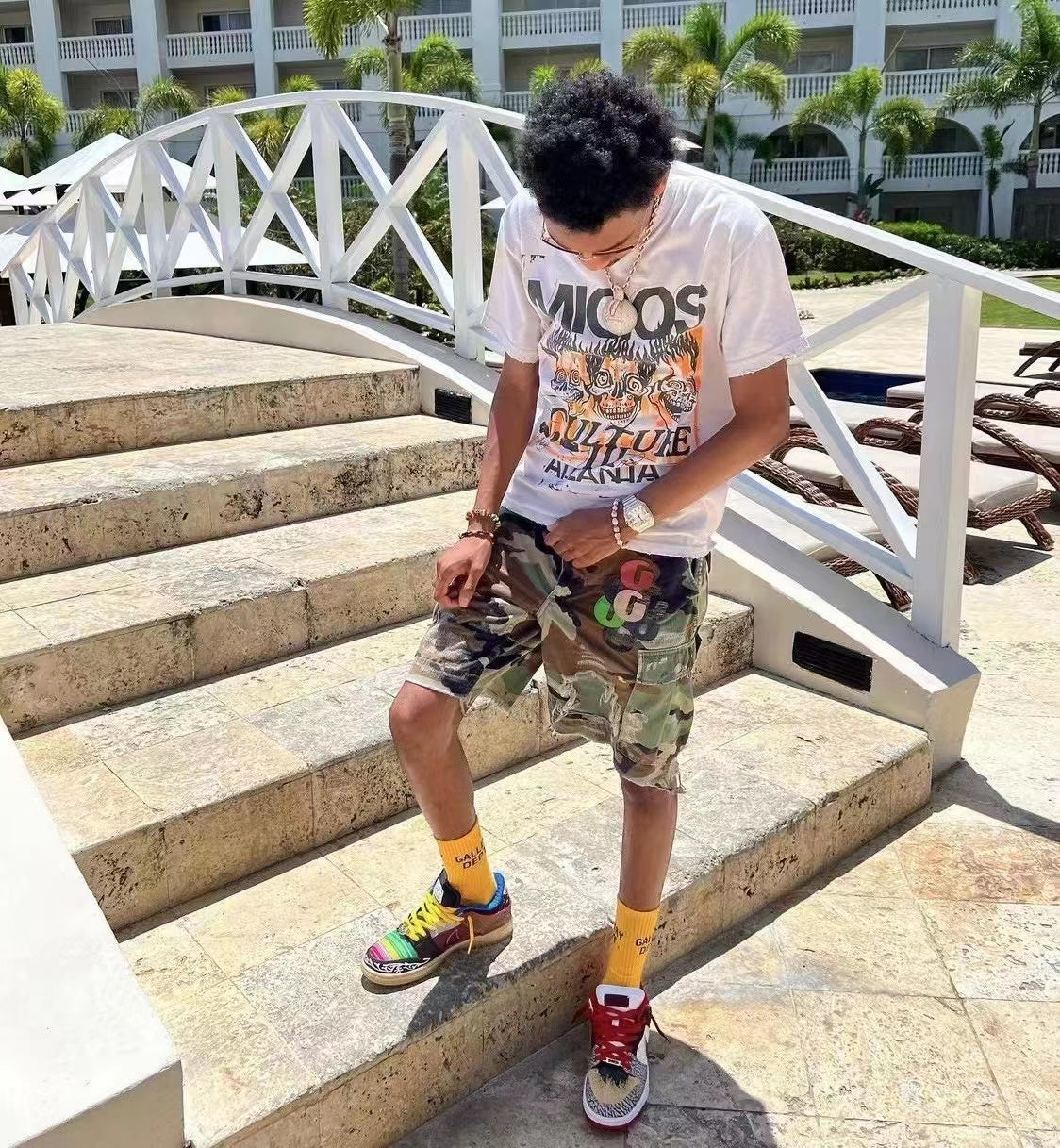 Gallery Dept Camo Shorts