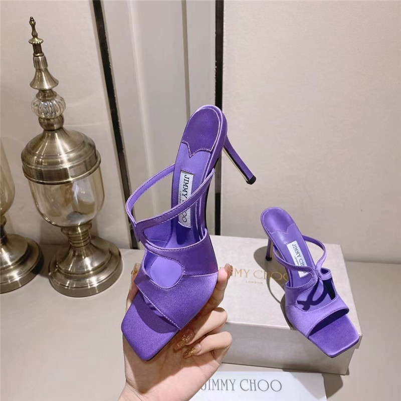 J1m*y Ch00 Paris window custom high-heeled sandals