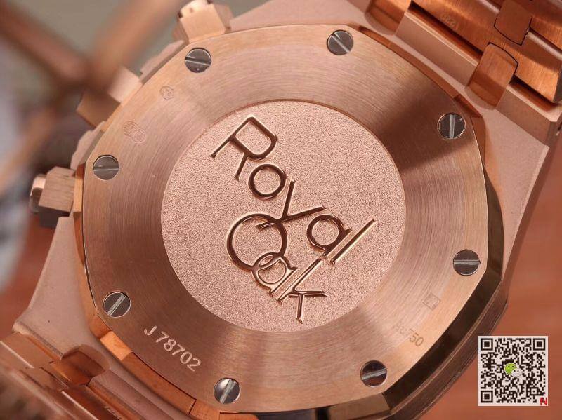 Replica Audemars P1g*et Royal Oak Chronograph 26331OR.OO.1220OR OM Factory 1:1 Best Edition Swiss ETA7750 White Dial