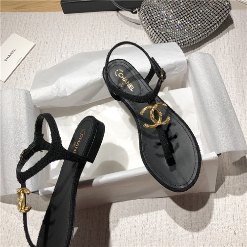 Ch**el flat sandals