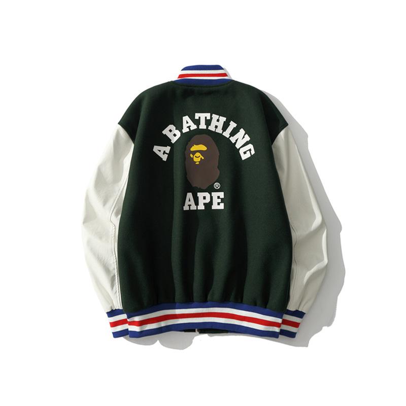 Bape A Bathing ape Baseball Jacket Men & Women