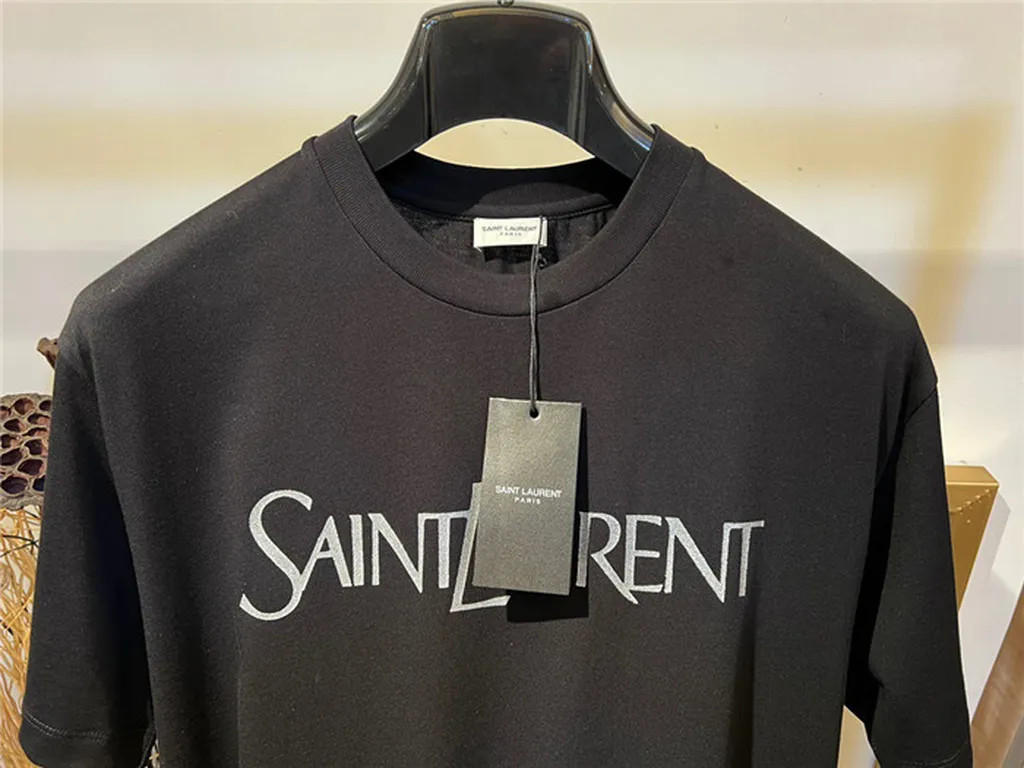 2022fw Sa1nt Lau*nt T Shirt