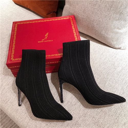 rene caovilla high heel booties