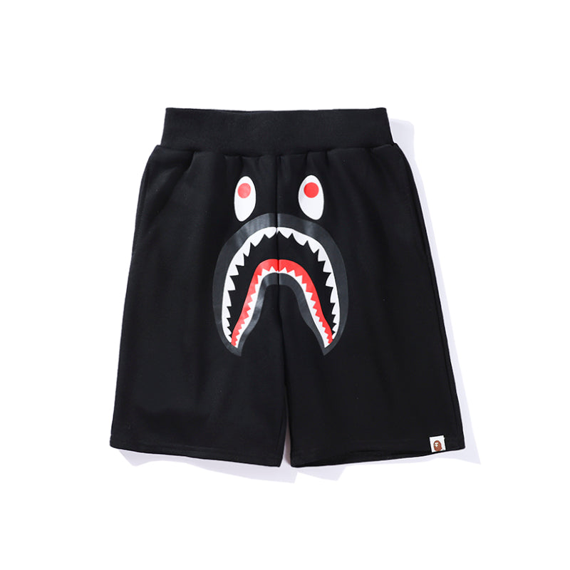 BAPE APE Shorts Shark Black Pants HDCP8676