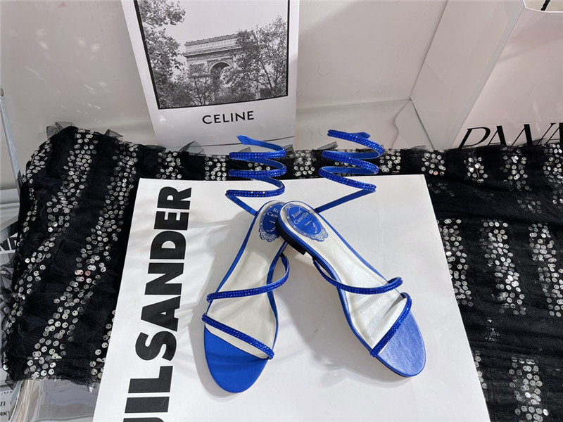 rene caovilla cleo flat sandals