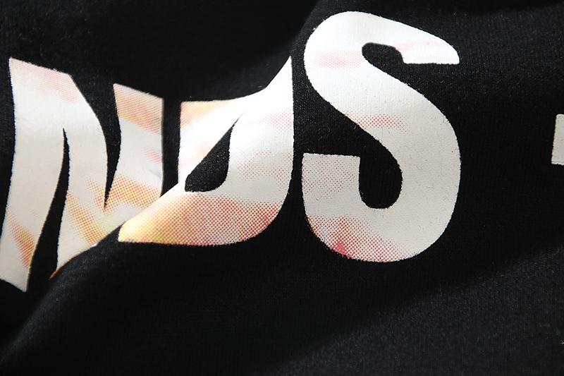 Vlone x Friends Staple Big v PLUS thickening Black Hoodie