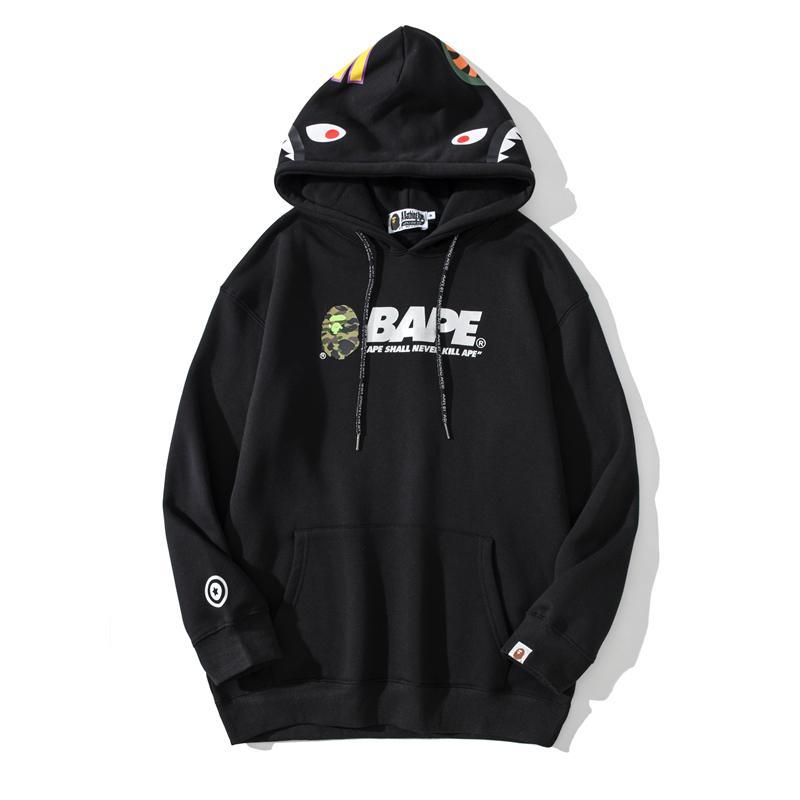 Bape Ape Hoodie Black