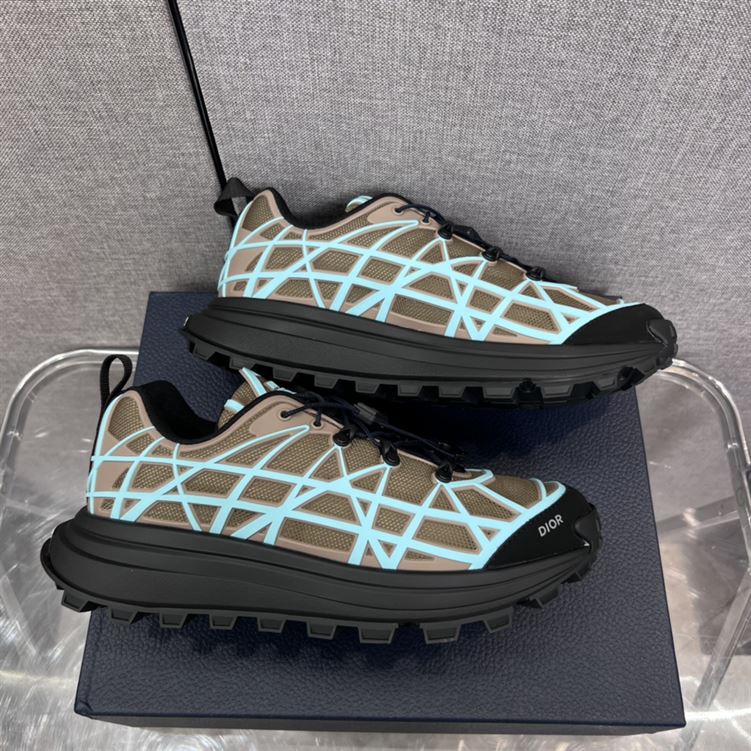 D10r B31 RUNNER SNEAKER KHAKI TEAL   DO097