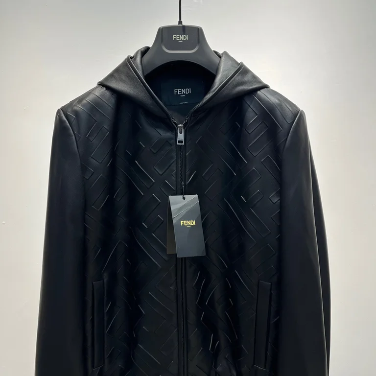 2022ss F**di Real leather Jacket