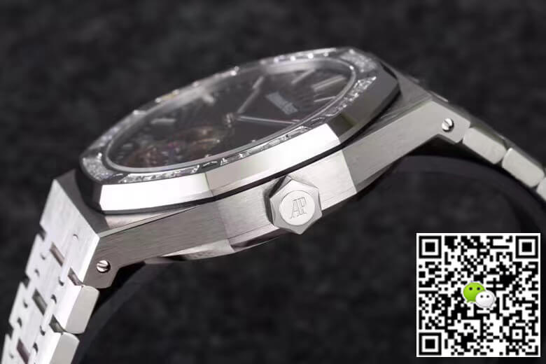 Replica Audemars P1g*et Royal Oak Tourbillon 26521BC.ZZ.1220BC.01 1:1 Best Edition R8 Factory Black Dial