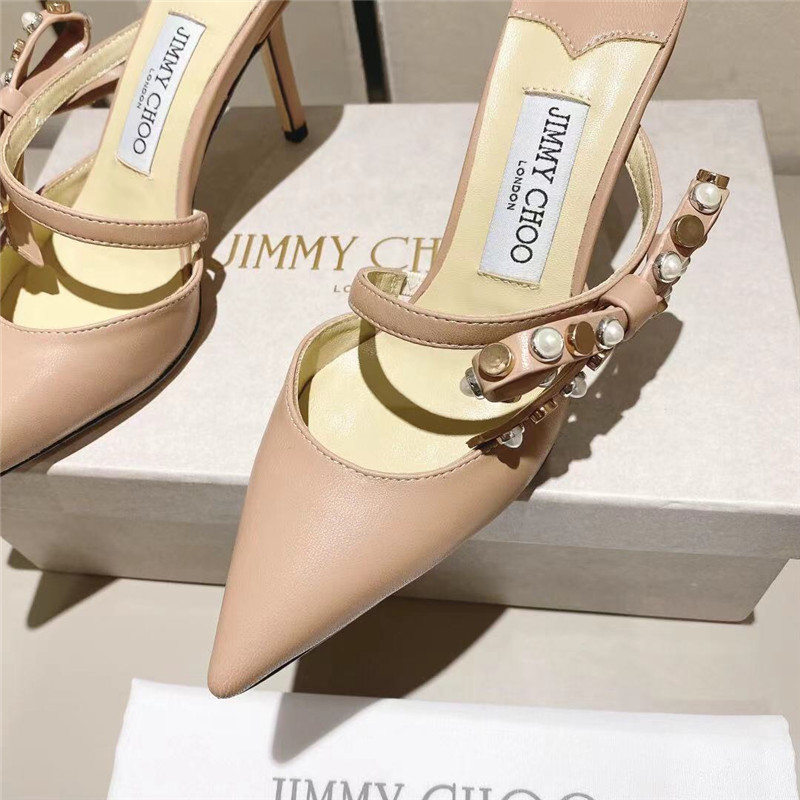 J1m*y Ch00 bow heels dupe Bow High Heel Sandals Slippers