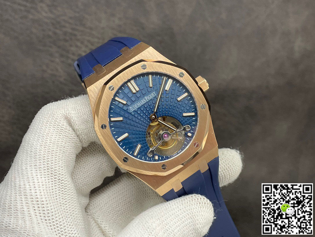 Replica Audemars P1g*et Royal Oak Tourbillon 1:1 Best Edition R8 Factory Rubber Strap