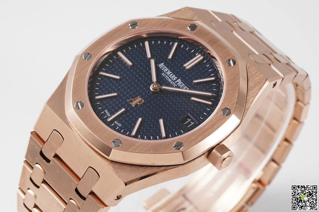 Replica Audemars P1g*et Royal Oak 15202OR.OO.1240OR.01 1:1 Best Edition KZ Factory Rose Gold