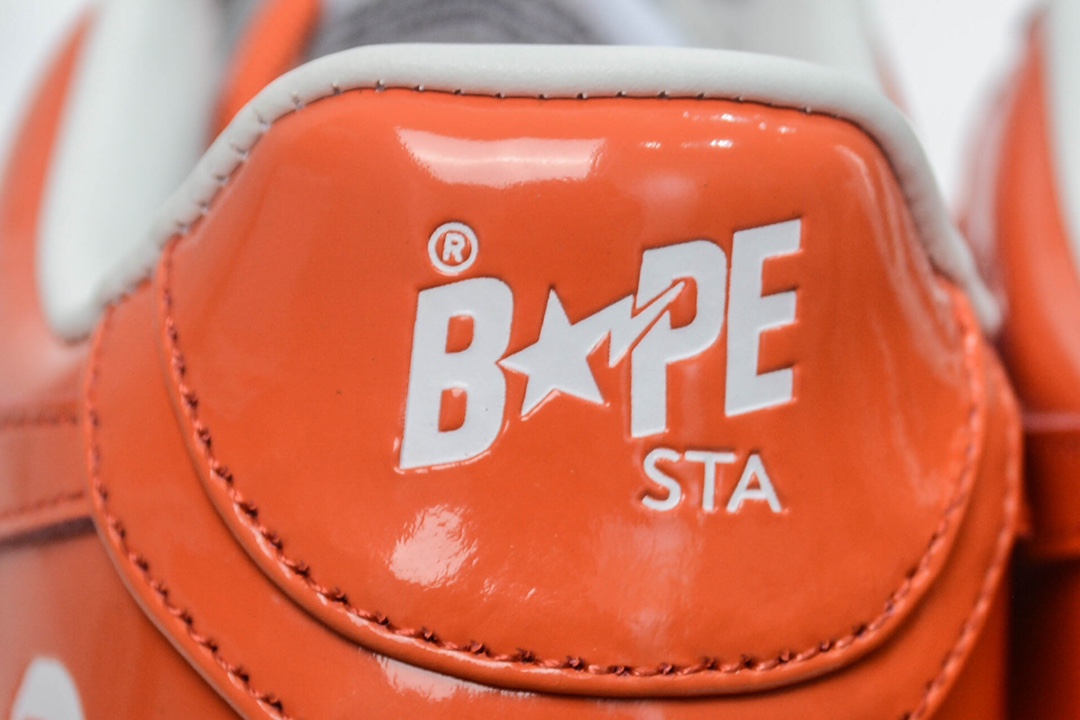A Bathing Ape Bape Sta Low Orange