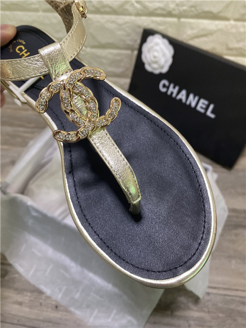 Ch**el flat sandals